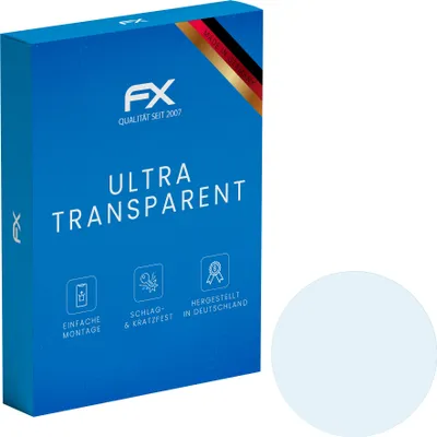 Produktbild von atFoliX FX-Clear 3x Schutzfolie kompatibel mit Kreisrundes-Display 35mm Durchmesser Displayschutzfolie