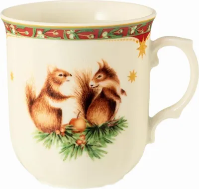 Produktbild von 6 x Becher mit Henkel 0,27 l - Seltmann Weiden Marieluise Weihnachtsnostalgie