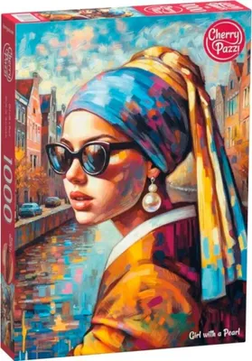 Image de Cherry Pazzi - Puzzle Girl with a Pearl - 1000 dielov
