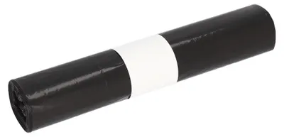 Image de DEISS LDPE - Sacs poubelle 35 litres noir | Rouleau (24 pièces)