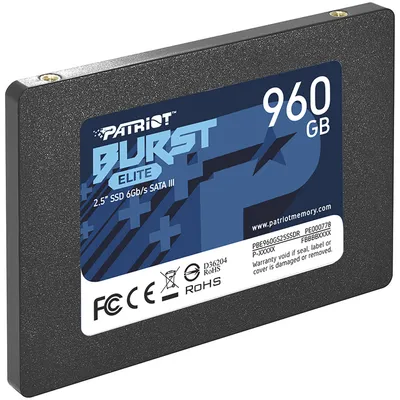 Obrázok produktu pre SSD, Patriot, 960 GB, 2,5", SATA3, čierny