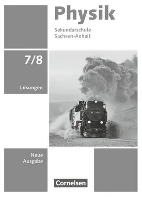 Obrázek produktu pro Physik 7./8. Schuljahr. Sachsen-Anhalt - Lösungen zum Schulbuch