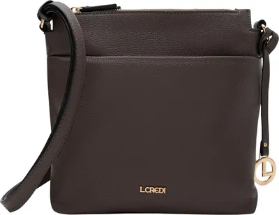 Imagen del producto de L.CREDI bolso bandolera bolso de hombro Ella Crossbodybag Dark Taupe marrón oscuro