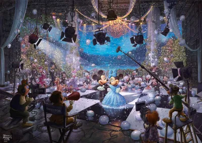 Immagine prodotto di Studi Thomas Kinkade: Celebrazione del 100° Disney Edizione Speciale 1 (1000 pezzi)