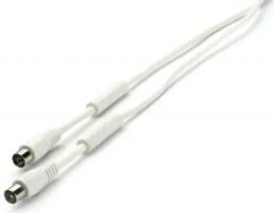 Productafbeelding van ViVanco™absorberkabel voor TV/radioantenne, > 90dB, 5 meter, wit