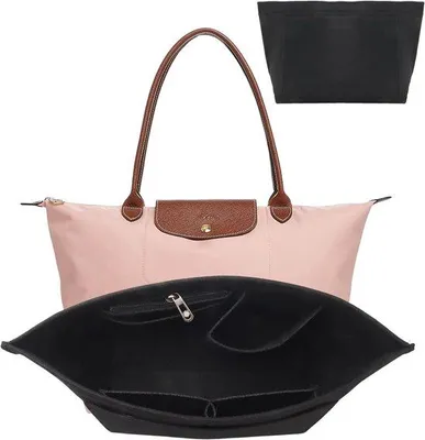 Produktbild von Famanu Handtaschen-Organizer mit mehreren Fächern - schützt die Tasche und sorgt für Übersichtlichkeit - schwarz