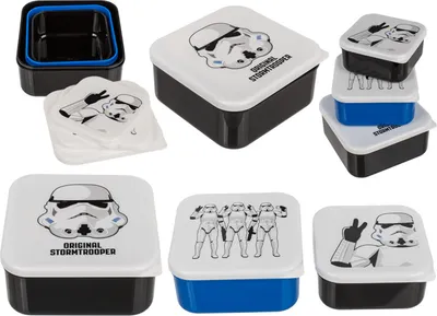 Produktbild von OOTB Brotdosen 3er Set Stormtrooper