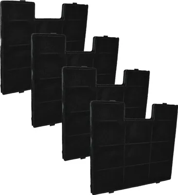 Produktbild von vhbw 4x Aktivkohlefilter Ersatz für Zellmer A52260107 für Dunstabzugshaube