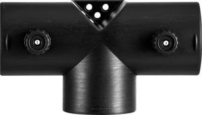 Immagine prodotto di Raccordo per riscaldamento a gasolio SucceBuy (59 mm) Accessori per condotti di riscaldamento a gasolio, raccordi di sfiato a T a 3 vie con due valvole rotanti a 90°, connettori per riscaldatori a gasolio da 2 kW