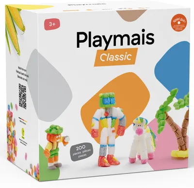 Produktbild von PlayMais Classic 200, Bastelset für Kinder, 3 Jahr(e), Mehrfarbig, 200 Stück(e)