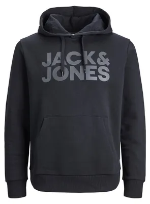 Produktbild von JACK & JONES Jack & Jones Herren Corp Logo Sweat Hood Basic Kapuzen Sweatshirt Größe: XXL