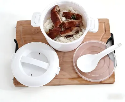 Image de Cuiseur à riz électrique, capacité 2,6 litres, sans BPA, pour le riz, les céréales et le couscous, avec cuillère à riz