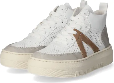 Image de Baskets Rieker pour femmes, en similicuir blanc, taille 39