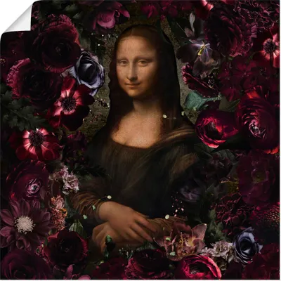 Produktbild von ARTland Poster Mona Lisa - Da Vinci Adaption Größe: 30x30 cm
