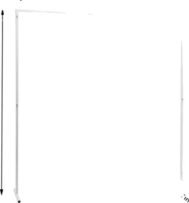 Produktbild von Hochzeitsbogen, Metallständer, elegante Partydekoration, L, WEISS