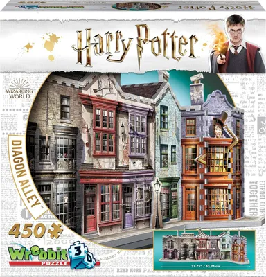 Produktbild von Winkelgasse/Diagon Alley - Harry Potter/ 3D-Puzzle 450 Teile