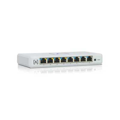Image de ALTA LABS Switch S8-POE, Interface: 8 x 10/100/1000Mbps, 4x POE, Budget POE: 60W, Sans ventilateur, Dimensions: 25.7 x 180 x 81 mm, Poids 0.38kg.