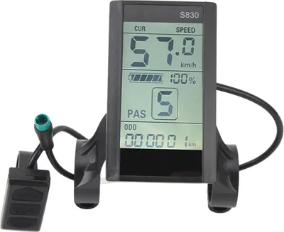 Image de Electric Scooter LCD Display LCD-S830 Electric Scooter LCD Instrument 5Pin Electrique enfichable Affichage LCDVélo électrique LCD -Panneau d'affichage 24V 36V 48V LCD S830 avec