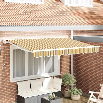 Immagine prodotto di Tenda da sole retrattile Tessuto a righe colorate 300x200 cm