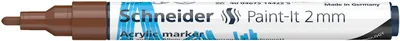 Obrázok produktu pre Schneider akrylový popisovač Paint-It 310 2 mm hnedý