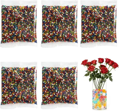 Productafbeelding van Kleurige gelballen, 7-8 mm, 50.000 stuks, voor decoratie