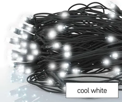Standard LED spojovací vánoční řetěz – síť, 1,5x2 m, venkovní, studená bílá