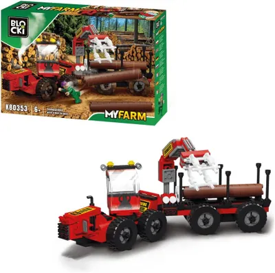 Immagine prodotto di BLOCKI MyFarm, veicolo di presa della fattoria, kit giocattolo 241 parti