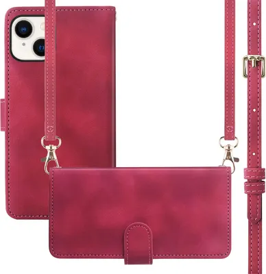 Zdjęcie produktu dla imoshion Etui z przewodem do Apple iPhone 15 - czerwony