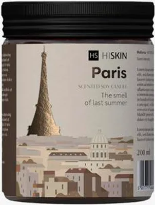 Image de Bougie Soja 200ml Paris ** Hiskin