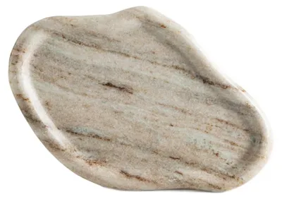 Zdjęcie produktu dla HOMLA Taca dekoracyjna MARMURI nieregularna beżowa 23,5x15,5x1,5 cm