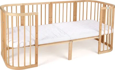 Produktbild von Erweiterung auf 174cm für 7in1 Babybett, KEIN BETT, Natur,Natur
