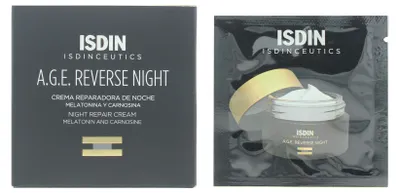 Productafbeelding van Isdin Isdinceutics Age Reverse Herstellende Nachtcrème voor het gezicht, 3 ml *Proefverpakking