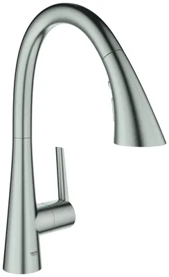 Immagine prodotto di GROHE Zedra Mitigeur monocommandé pour évier, portée 231mm, 3 types de jets, MagneticDocking, extractible, pivotant, 32294DC2, 32294DC2