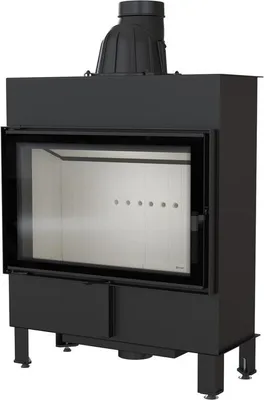 Produktbild von Kamineinsatz aus Stahl KRATKI LUCY SLIM 10 kW Ø 160 mit Türfeder