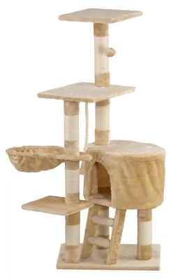 Immagine prodotto di tiragraffi animal-design CAT torre di arrampicata per gatti albero per gatti alto circa 120 cm beige blu, colore:blu