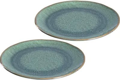 Produktbild von Leonardo MATERA Keramikteller 22,5 cm grün 2er Set