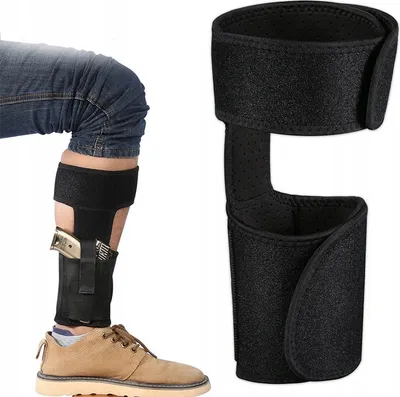 Immagine prodotto di Fondina da caviglia per pistola, da porto occulto, in neoprene, regolabile, nera