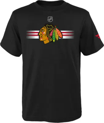 Immagine prodotto di NHL Fanatics APRO Tee per ragazzi, maniche corte, logo della squadra NHL - Chicago Blackhawks, taglia: M (10-12 anni)