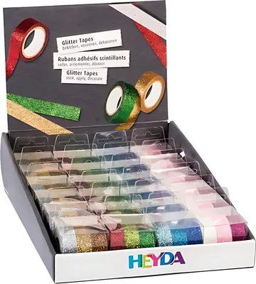 Produktbild von HEYDA 20-35 843 78, Mehrfarbig, Muster, Papier, 3 m, 15 mm, 24 Stück(e)