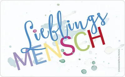 Produktbild von Frühstücksbrettchen Lieblingsmensch, Frühstücksbrett Schneidebrettchen Freunde Familie
