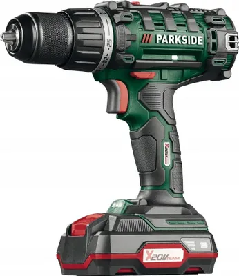 Produktbild von Parkside Bohrschrauber 20-Li 20 V Akku 2,0 Ah + Ladegerät und Koffer PABS 20-Li