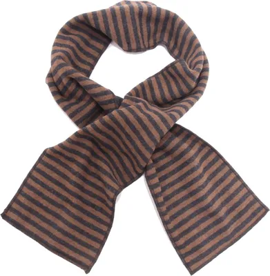 Productafbeelding van 3293AL sjaal voor jongens, merk NANAN, kindercollectie, bruin/grijs