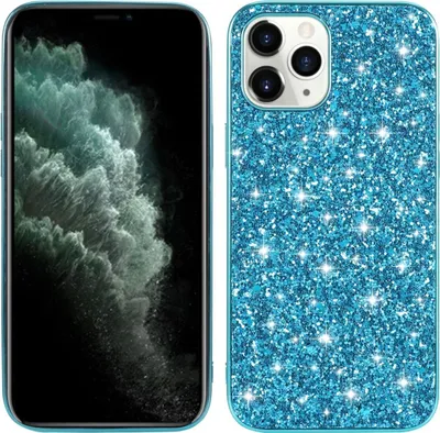Produktbild von König Design Hülle kompatibel mit Apple iPhone 12 Pro Max Kunststoff Soft Handyhülle - Handy Case Blau