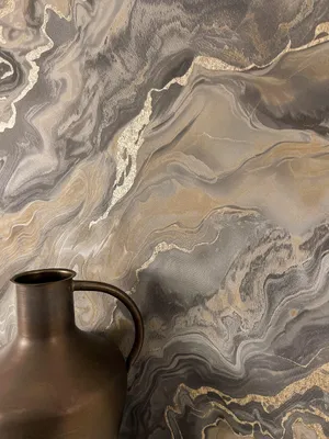 Produktbild von NEWROOM Tapete Abrus Taupe Vliestapete - Modern Marmor Acryl Germany