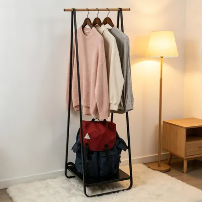 Produktbild von Moderne Kleidungshalter,Schlafzimmer Kleidungshalter,Flur Kleidungshalter(nur mit Kleidungshalter)