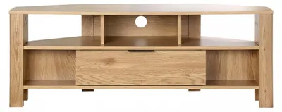 Productafbeelding van CALICOSY - Hoek-TV-meubel 1 Lade Eiken Decor - L120 cm