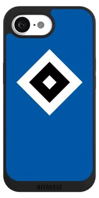 Produktbild von NIVOCASE Handyhülle für Apple iPhone 16e  Hülle NIVOpure Case Schwarz HSV Hamburger SV Logo
