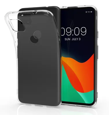 Produktbild von kwmobile Hülle kompatibel mit Google Pixel 4a - Silikon Handyhülle transparent - Handy Case in Transparent