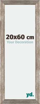 Image de Cadre photo, 20x60 cm, métal vintage, MDF, Mura