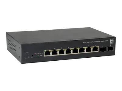 Immagine prodotto di Switch LevelOne 8x GEP-1051 2xGSFP 70W 8xPoE